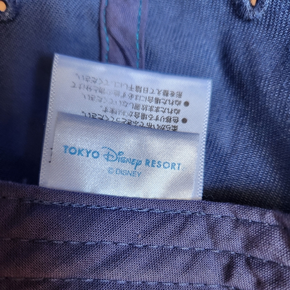 Tokyo Disneyland Mickey Mouse Baseball Cap Hat Blue Japan Disney Resort - Picture 6 of 7
